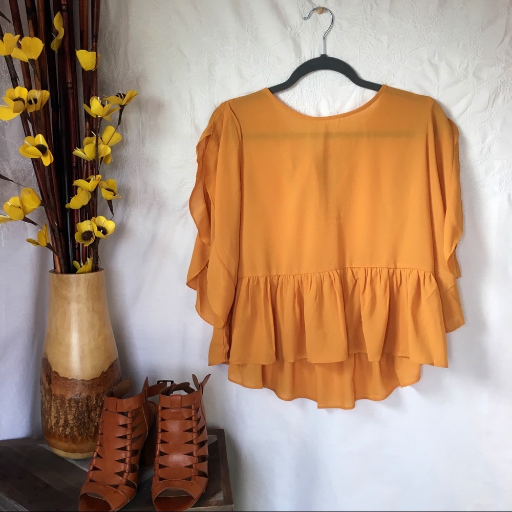 Gold/Mustard/Yellow Blouse